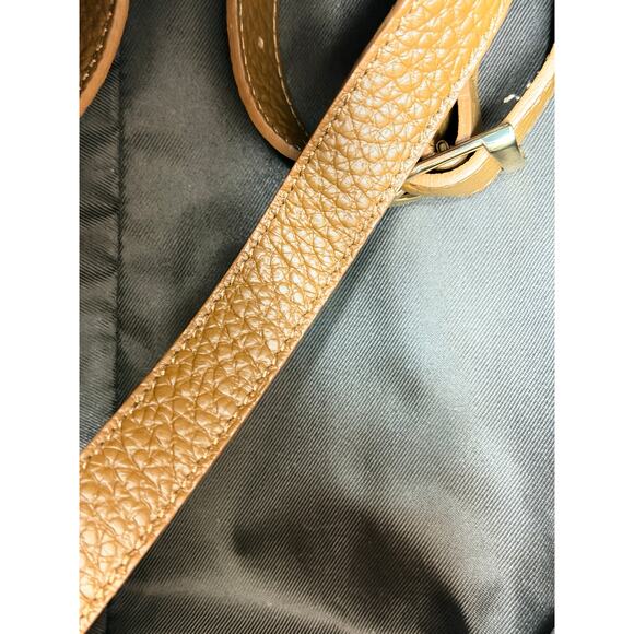 NWT Divina Firenze Made in Italy Leather Satchel Tote Bag in Cuoio Tan - Picture 9 of 9